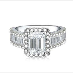 Beautiful White CZ Diamond Ring